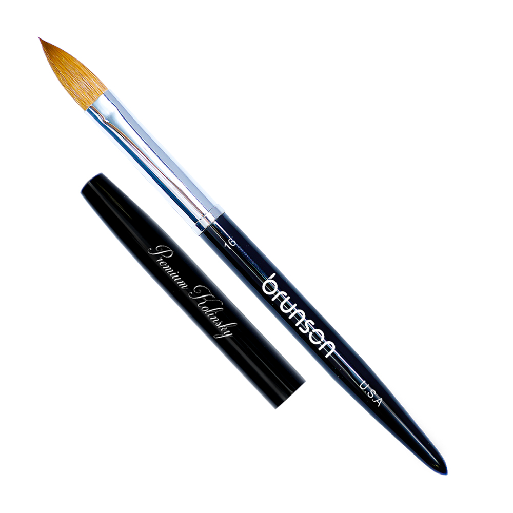Kolinsky Acrylic Nail Brush for Acrylic Application #16 BAKBB16