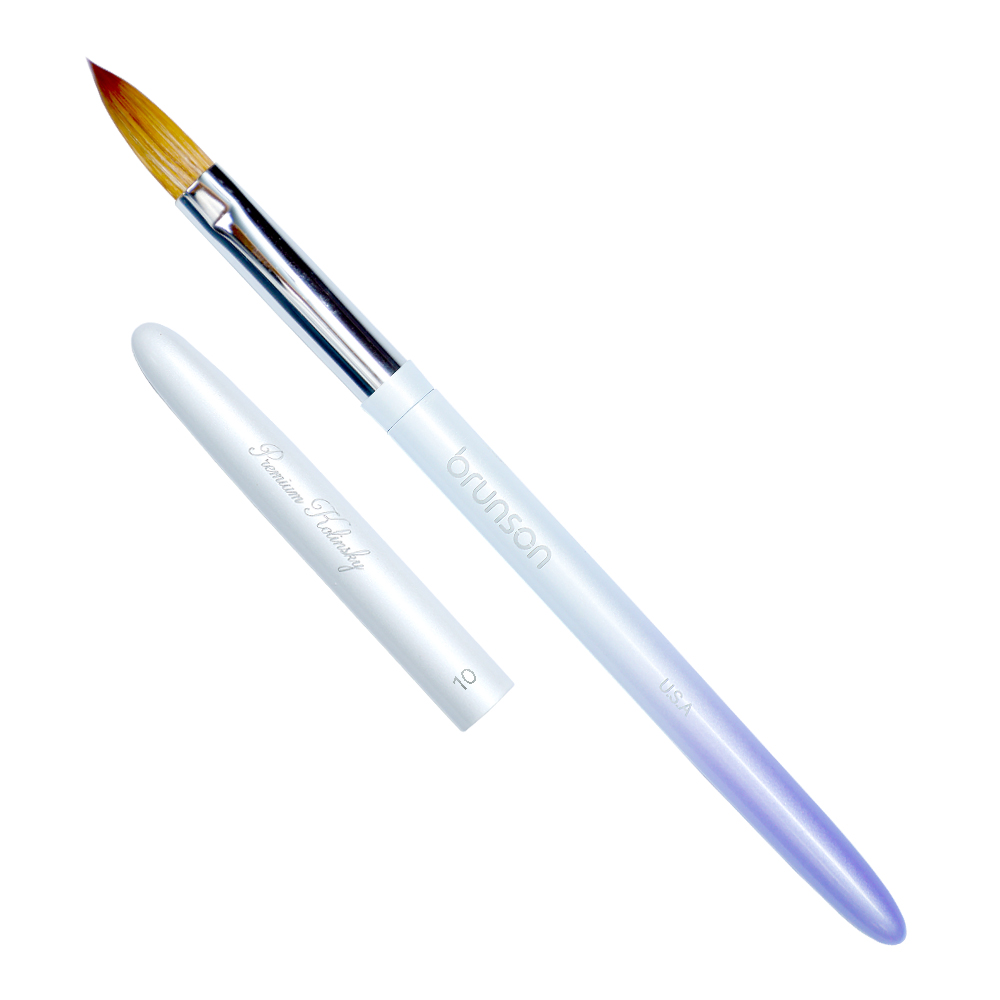 Kolinsky Acrylic Nail Brush for Acrylic Application #10 BAKBP10