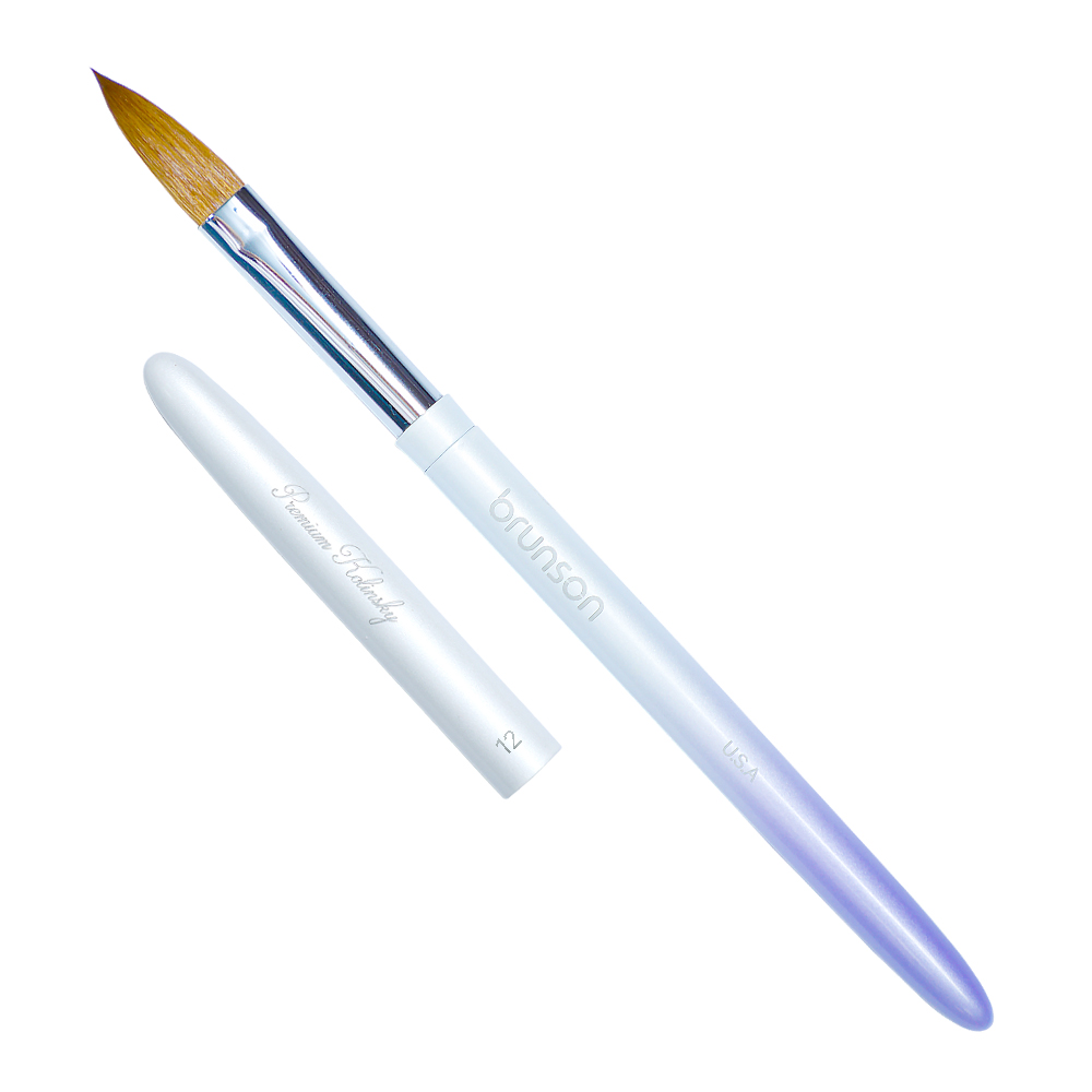 Kolinsky Acrylic Nail Brush for Acrylic Application #12 BAKBP12