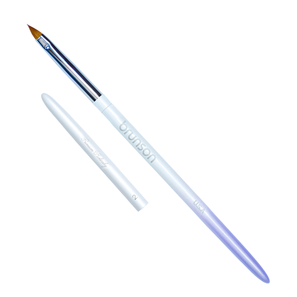 Kolinsky Acrylic Nail Brush for Acrylic Application #2 BAKBP2