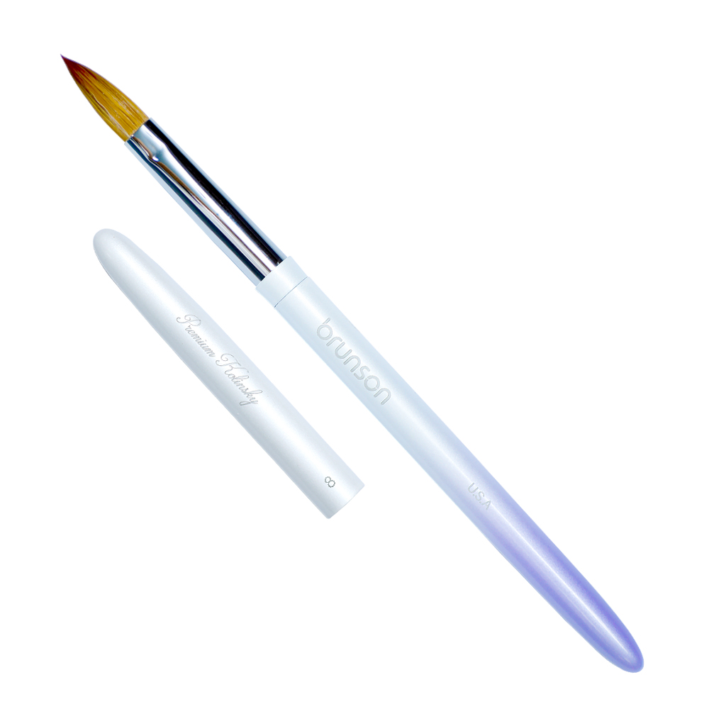 Kolinsky Acrylic Nail Brush for Acrylic Application #08 BAKBP8