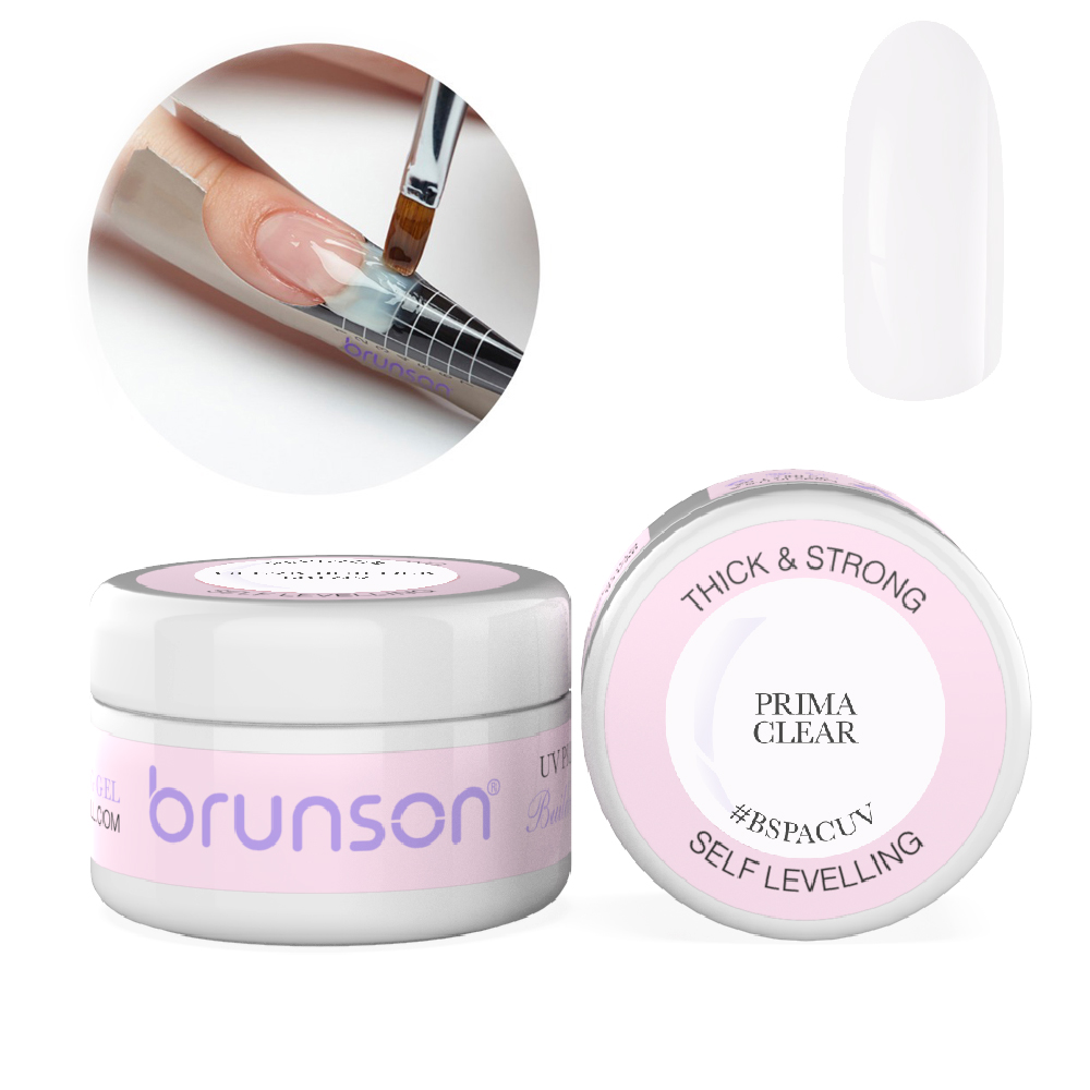 Self Levelling Sculpting Gel Nail extension Camouflage UV LED Sculpting Nail System Gel Manicure Sculpting Gel 30ml BSPACUV Prima Clear