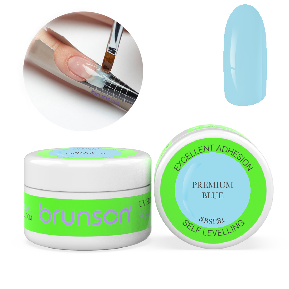 Self Levelling Sculpting Gel Nail extension Camouflage UV LED Sculpting Nail System Gel Manicure Sculpting Gel 30ml Premium Blue BSPBL