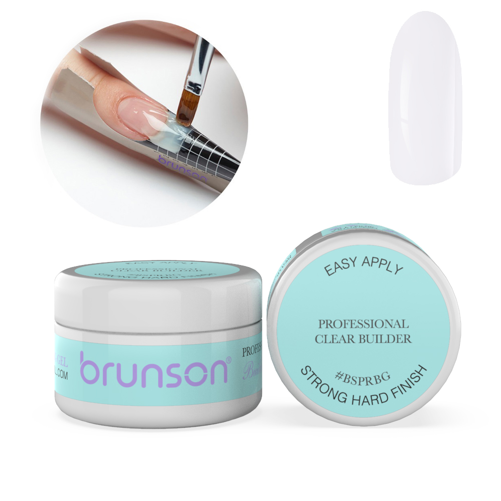 Self Levelling Sculpting Gel Nail extension Camouflage UV LED Sculpting Nail System Gel Manicure Sculpting Gel 30ml BSPRBG Proffessional Clear Builder