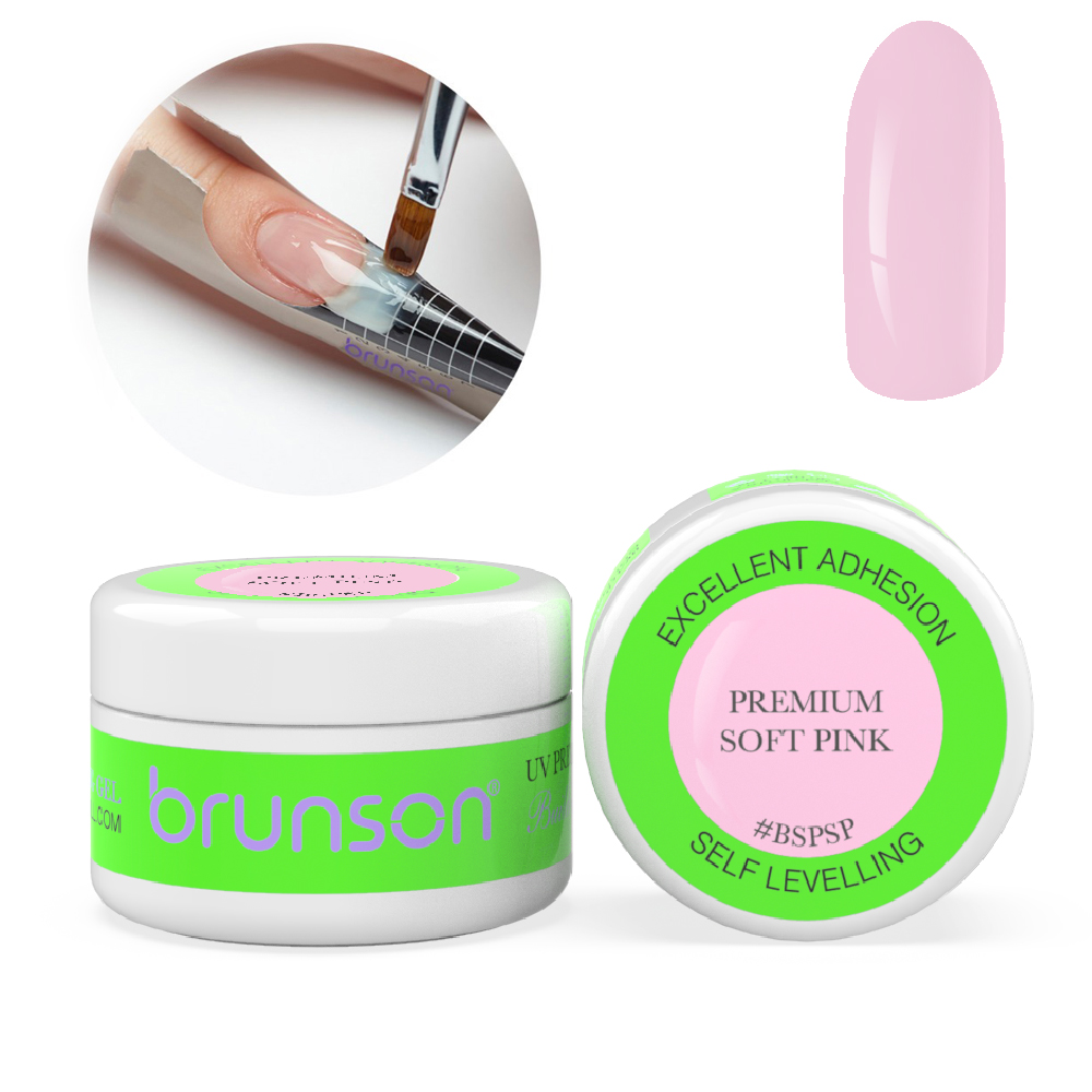 Self Levelling Sculpting Gel Nail extension Camouflage UV LED Sculpting Nail System Gel Manicure Sculpting Gel 30ml BSPSP Premium Soft Pink