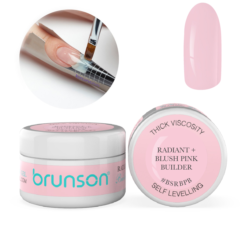 Self Levelling Sculpting Gel Nail extension Camouflage UV LED Sculpting Nail System Gel Manicure Sculpting Gel 30ml BSRBPB Radiant+ Blush Pink Builder