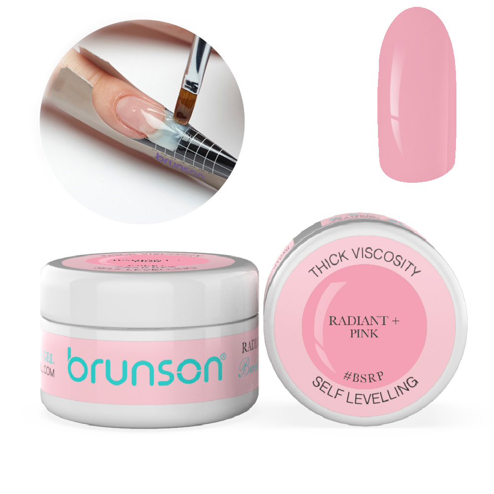 Self Levelling Sculpting Gel Nail extension Camouflage UV LED Sculpting Nail System Gel Manicure Sculpting Gel 30ml BSRP Radiant+ Pink