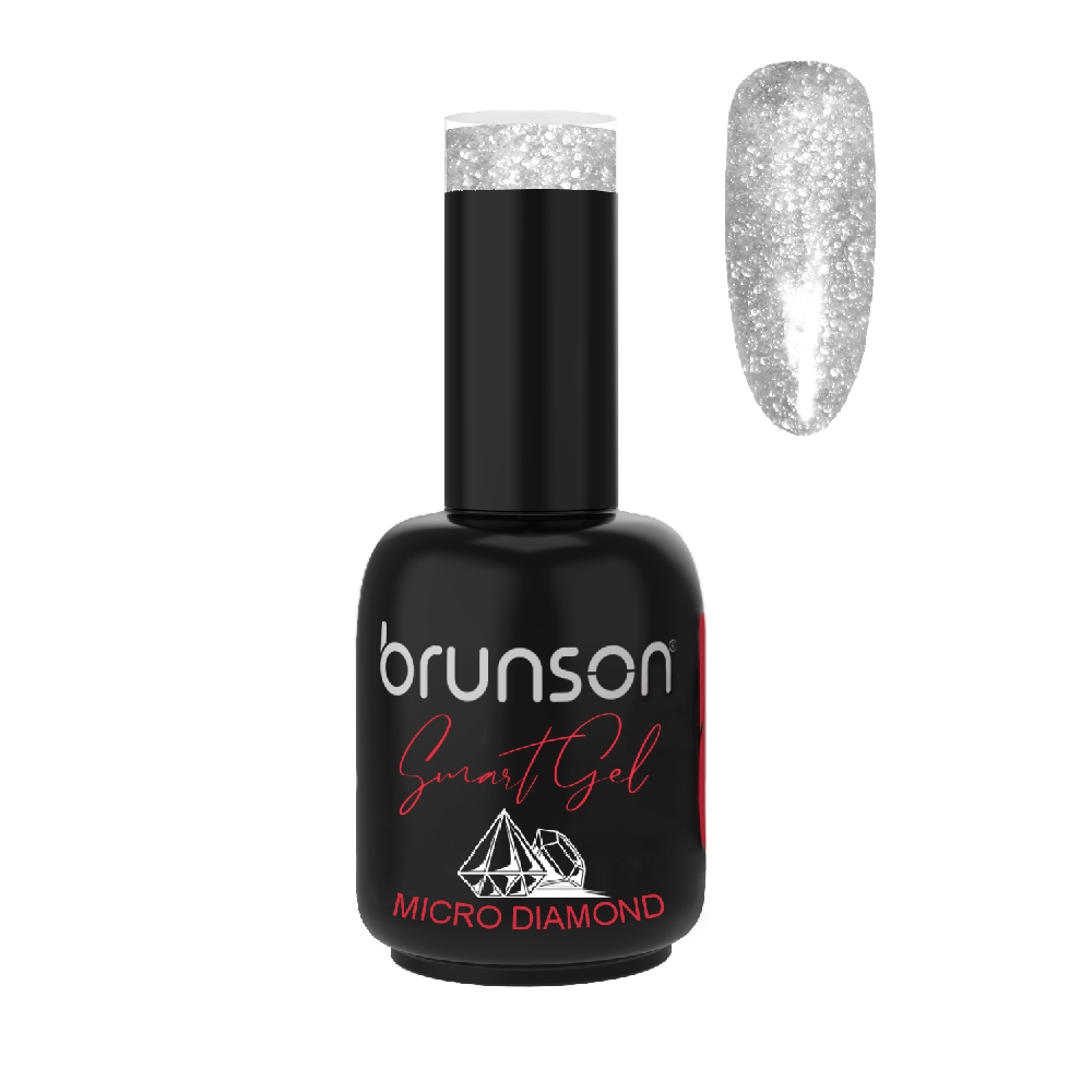 Smart Gel Nail Polish UV/LED Soak Off  High Shine Manicure Gel Micro Diamond DB7281