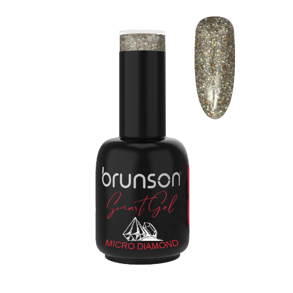 Smart Gel Nail Polish UV/LED Soak Off  High Shine Manicure Gel Micro Diamond DB7283