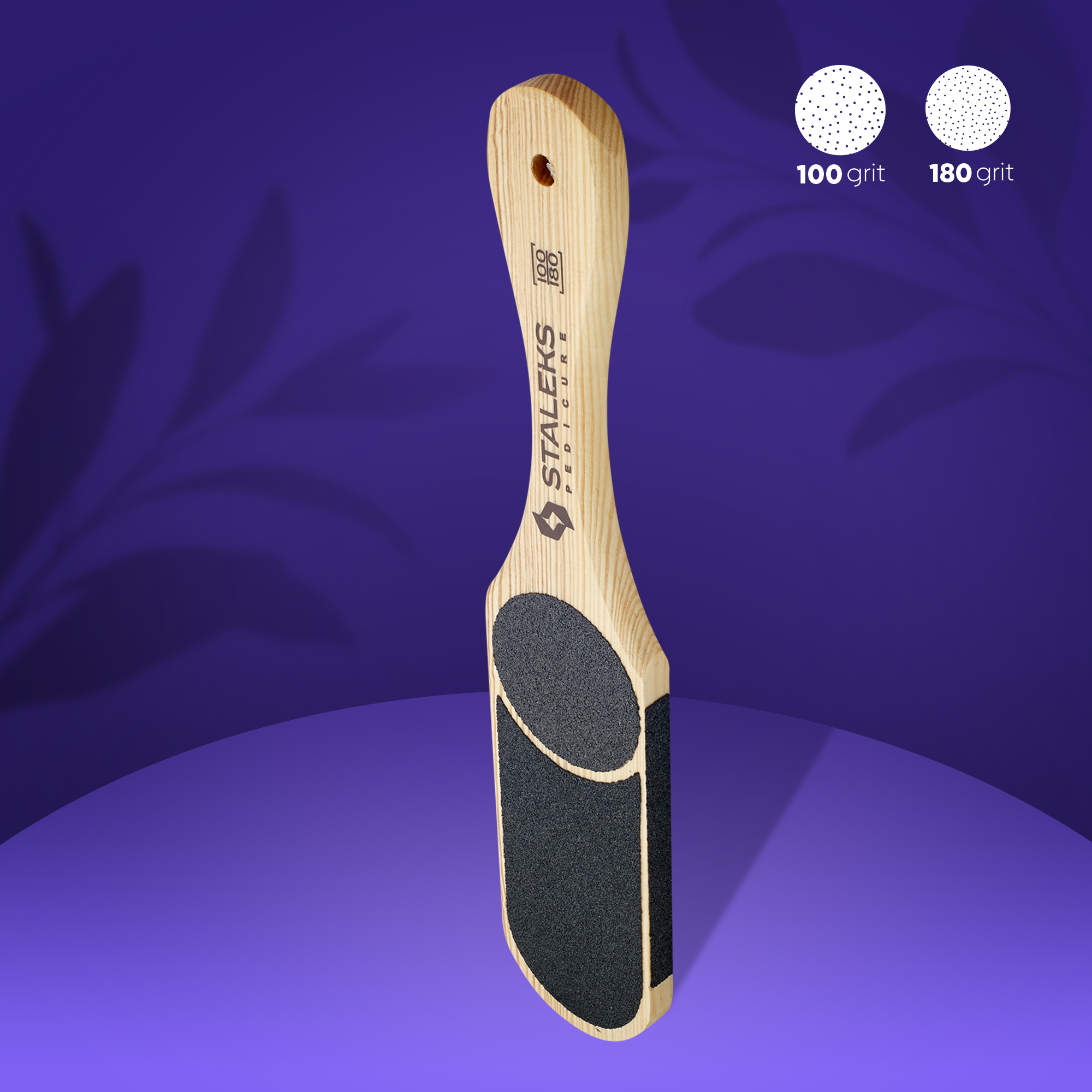 Wooden pedicure foot file BEAUTY & CARE 10 TYPE 3 ABC 10/3