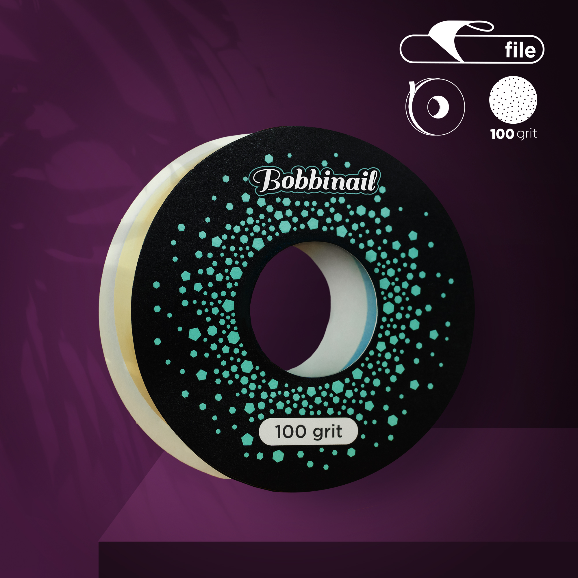 Refill roll for nail file EXCLUSIVE (without plastic case) STALEKS PRO 100 grit ATSlux-100