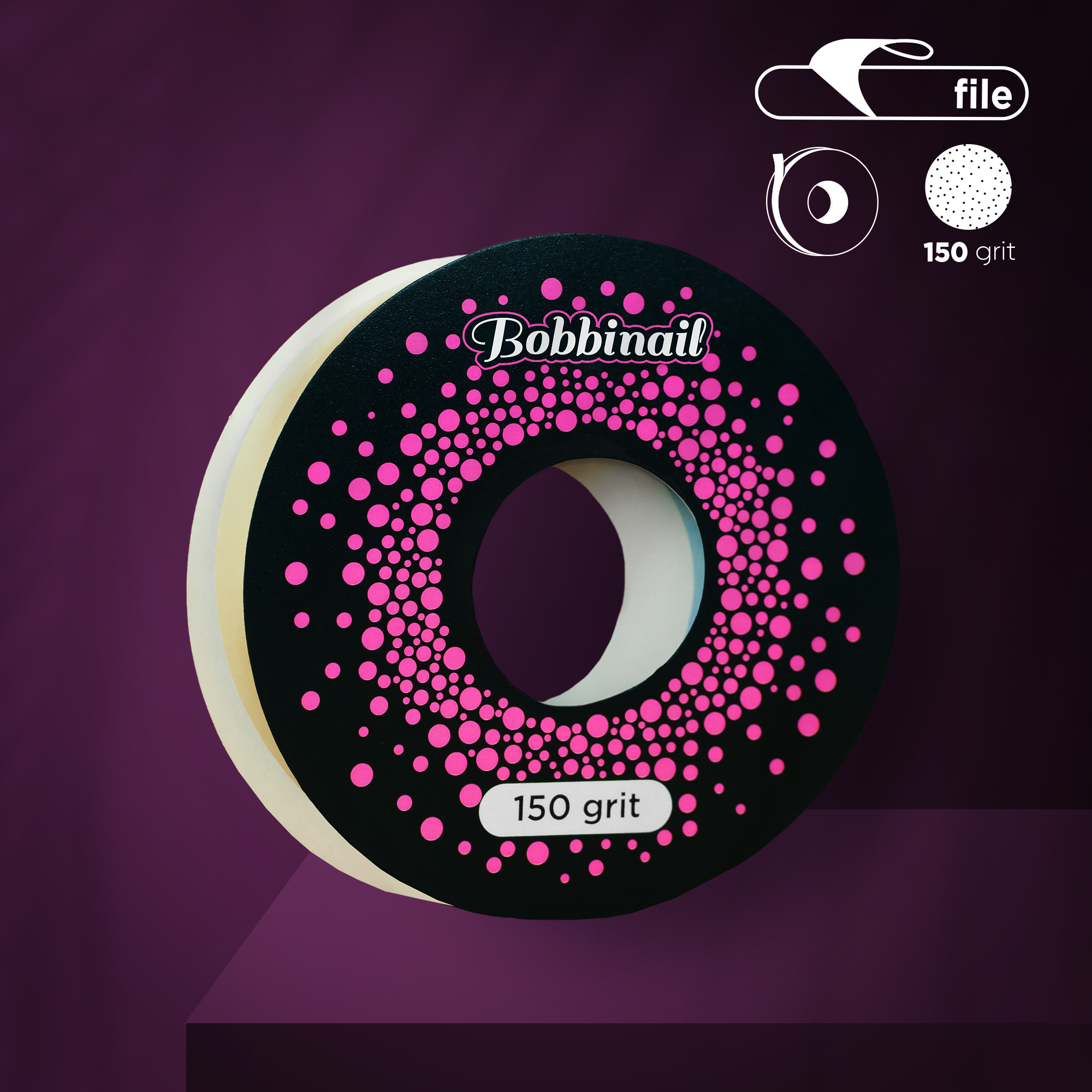 Refill roll for nail file EXCLUSIVE (without plastic case) STALEKS PRO 150 grit ATSlux-150