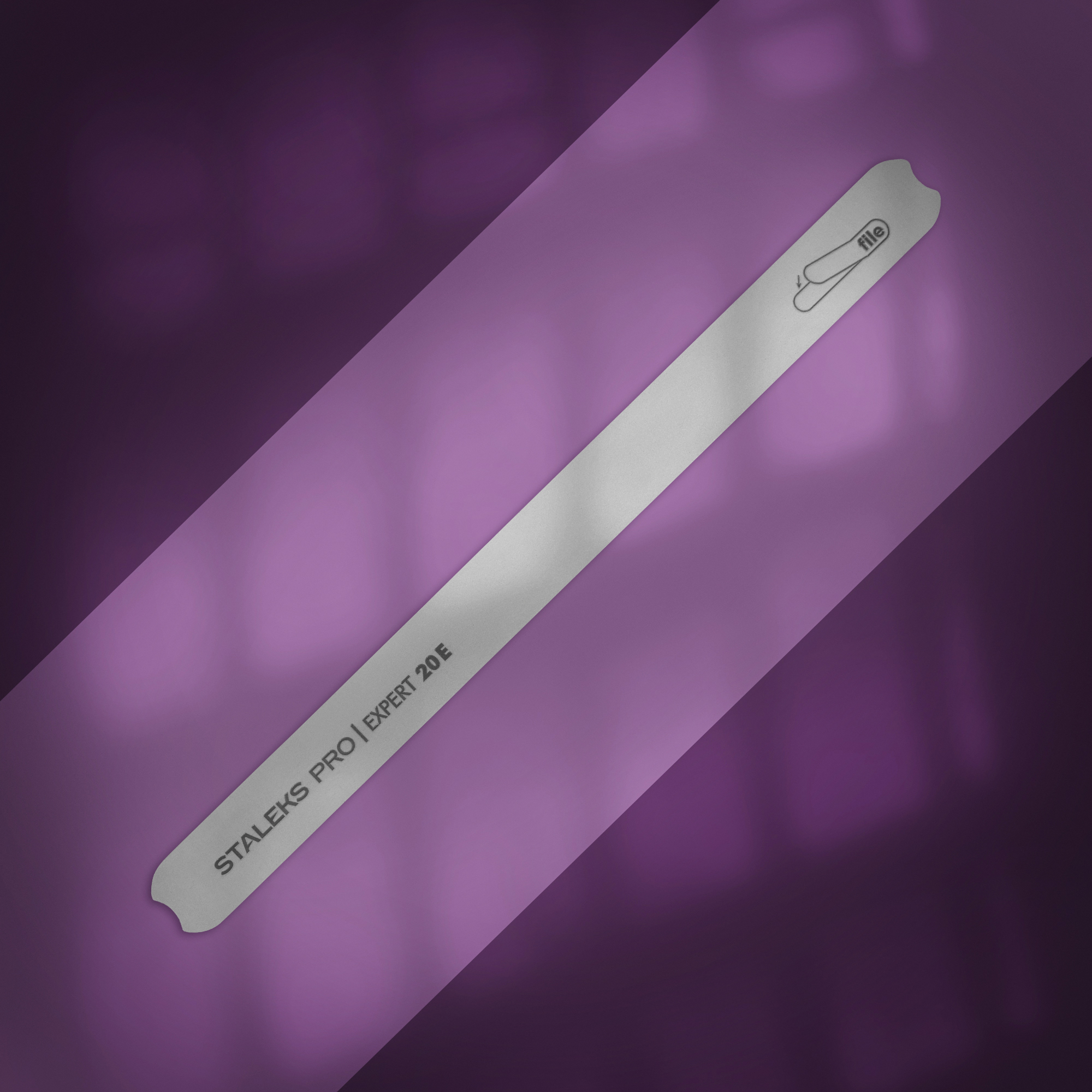 Nail file metal straight narrow (base) EXPERT 20E MBE-20E
