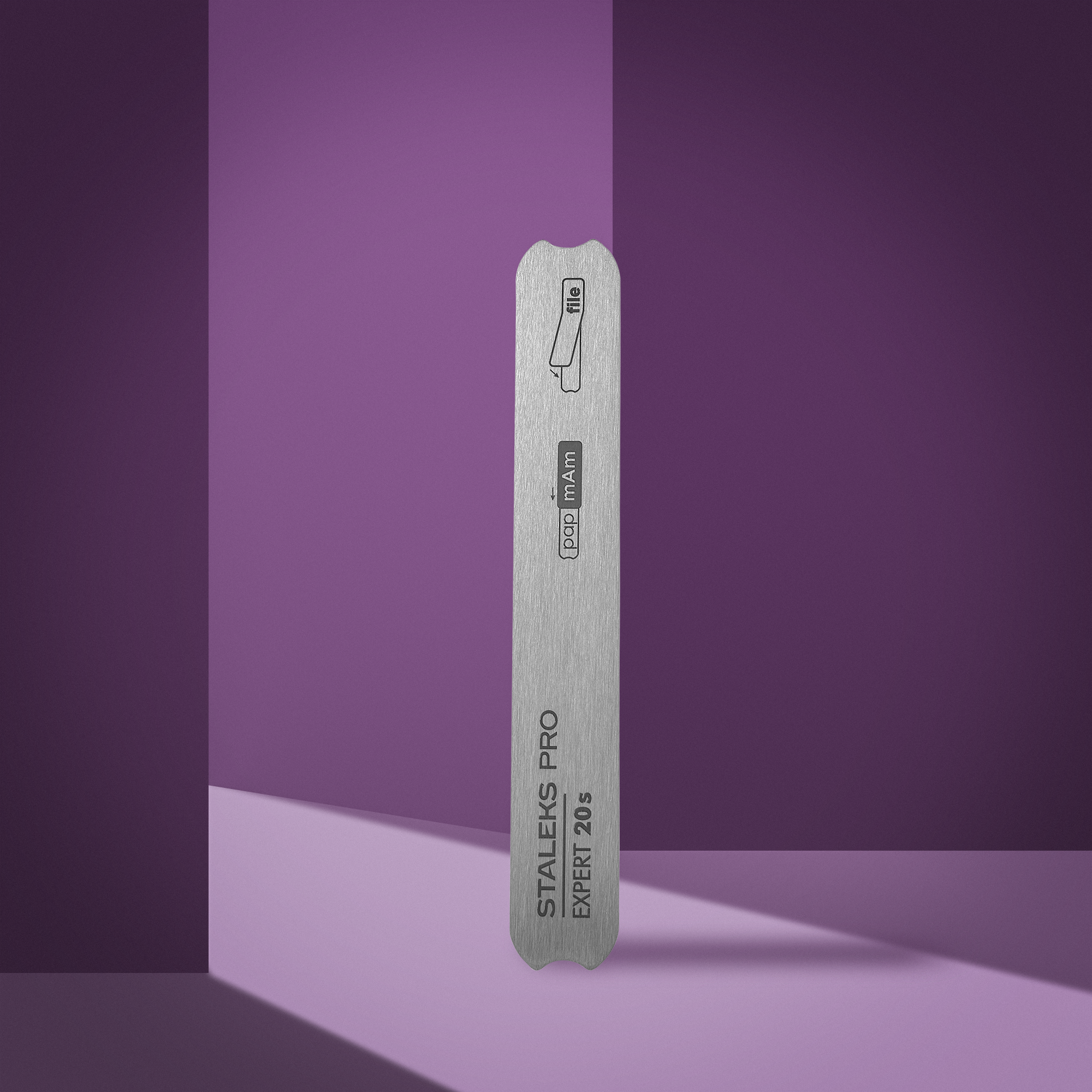 Nail file metal straight (base) EXPERT 20s (130 mm) MBE-20s