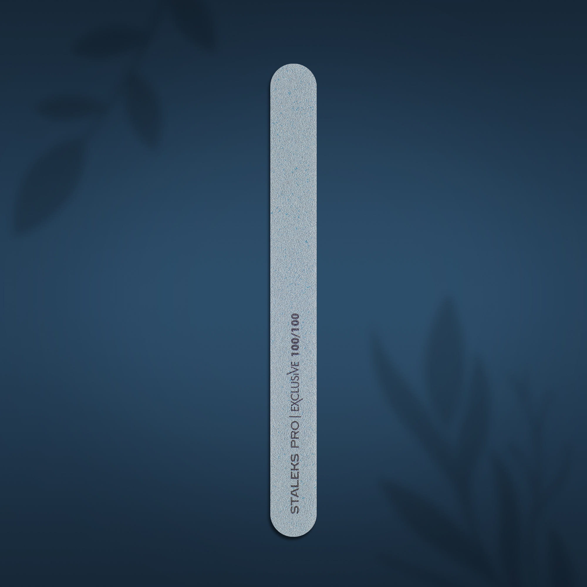 Mineral straight nail file EXCLUSIVE 100/100 grit NFX-22/4