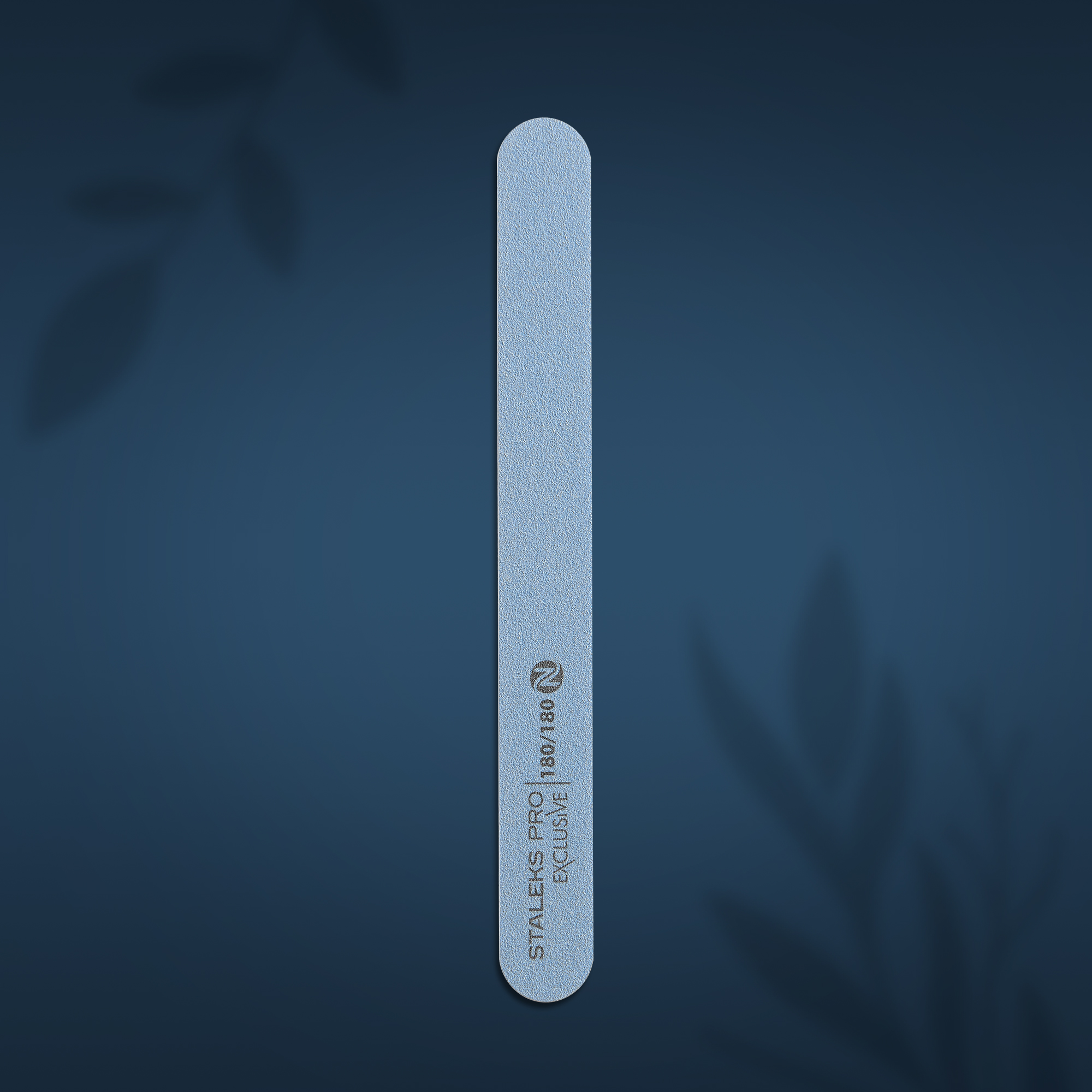 Mineral straight nail file EXCLUSIVE without foam 180/180 grit NFX-22/6-1