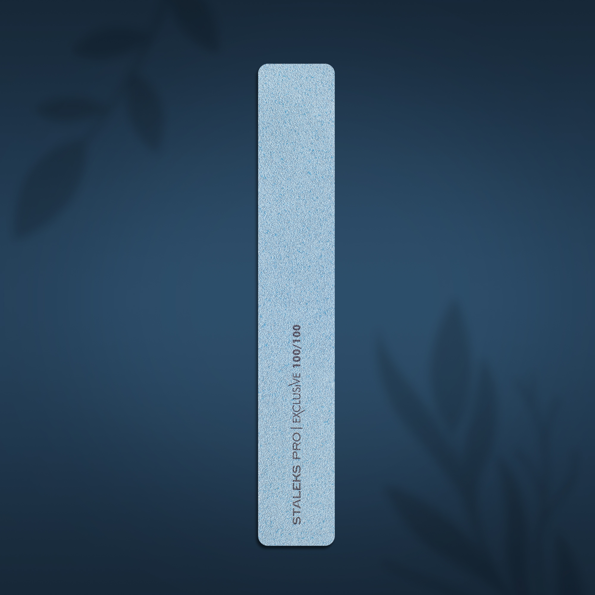 Mineral broad straight nail file EXCLUSIVE 100/100 grit NFX-32/4