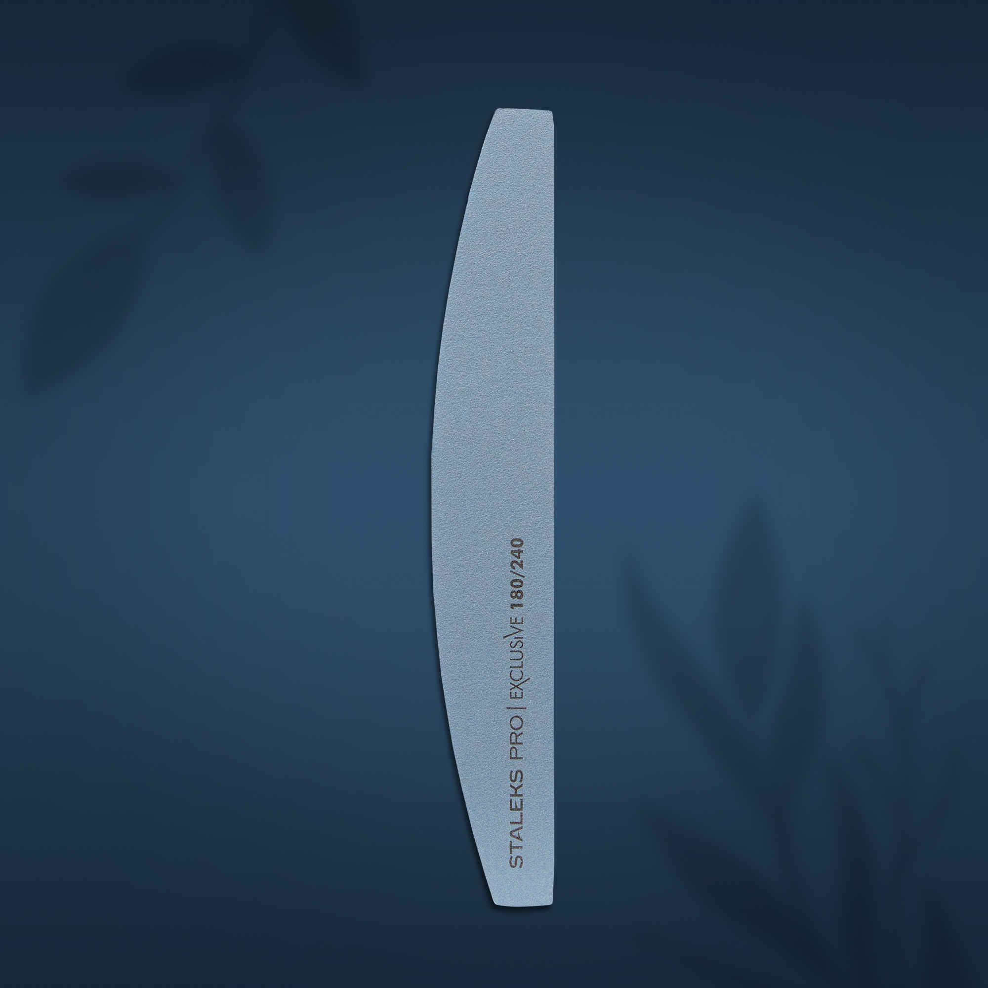 Mineral crescent nail file EXCLUSIVE 180/240 grit NFX-42/2