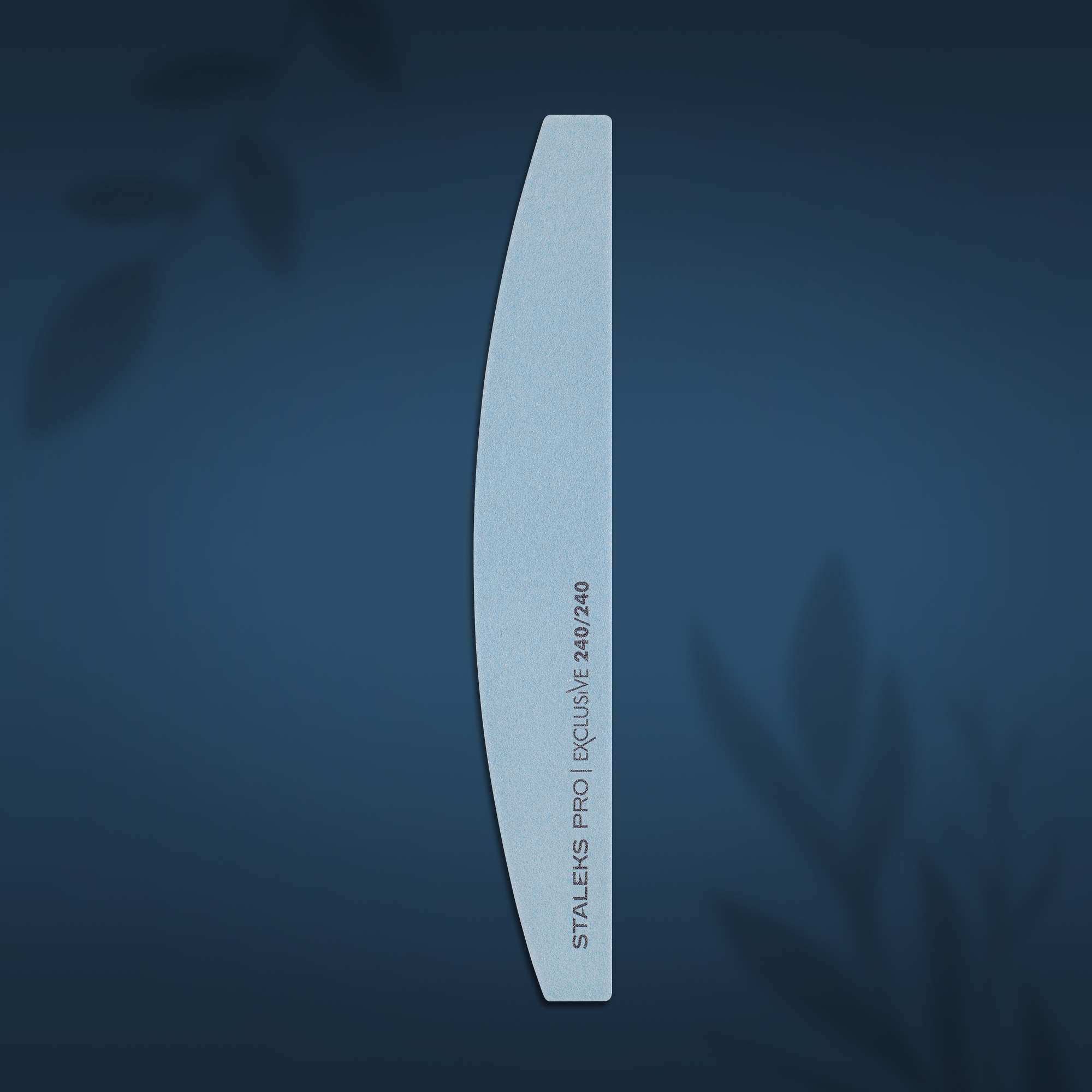 Mineral crescent nail file EXCLUSIVE 240/240 grit NFX-42/7