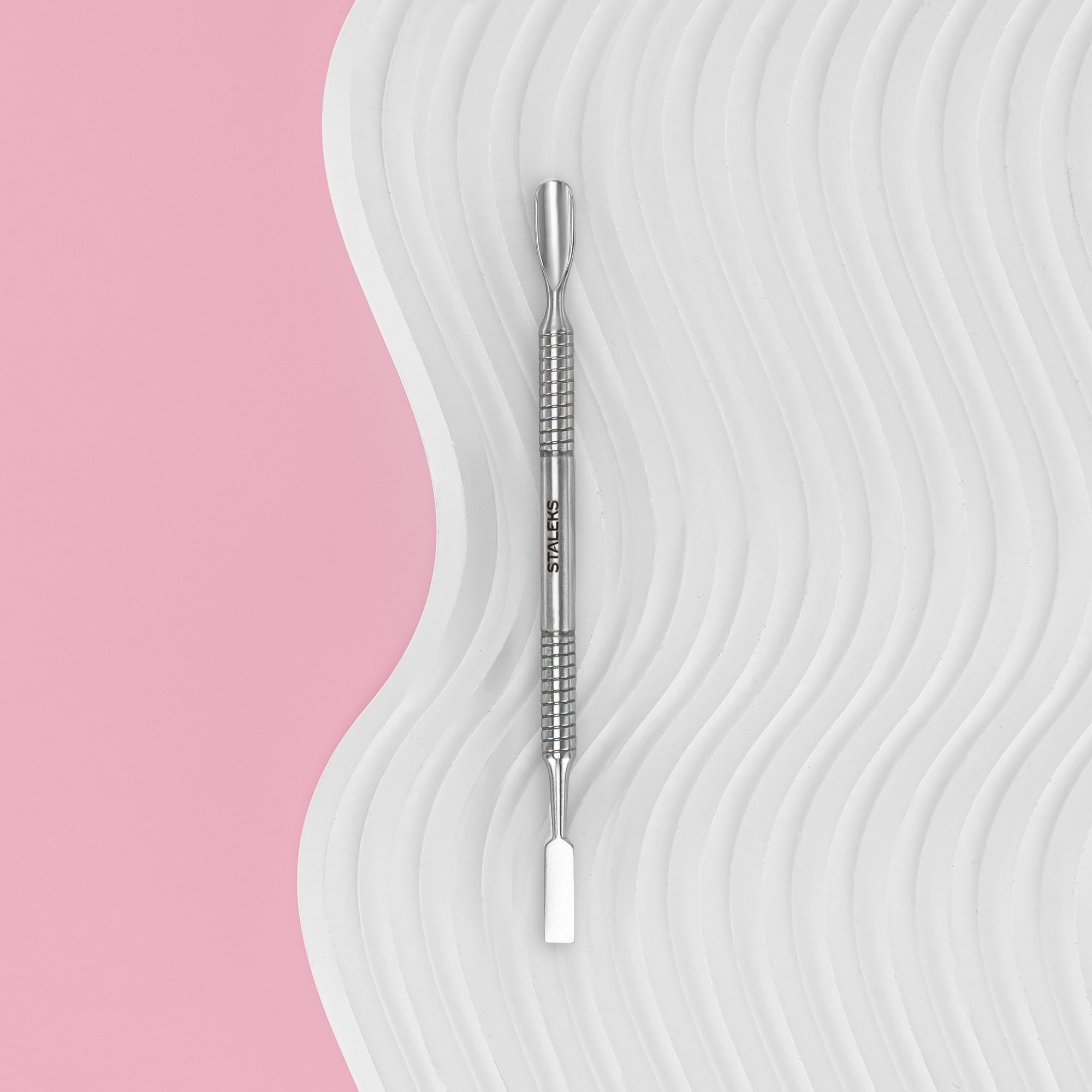 Cuticle pusher BEAUTY & CARE 30 TYPE 2 (rounded pusher and rectangular pusher) PBC-30/2_S