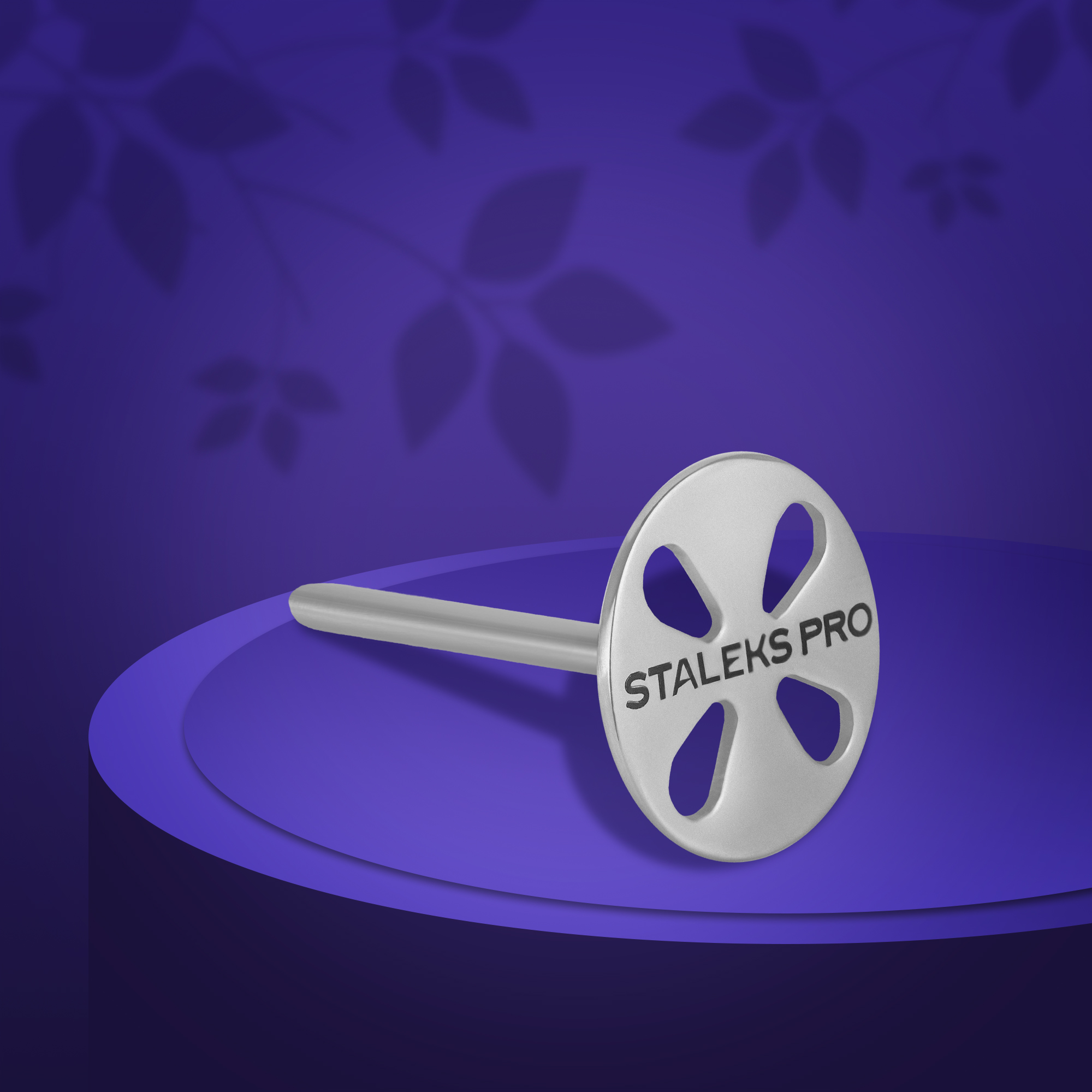 Elongate pedicure disc PODODISC STALEKS PRO L and set of disposable file 180 grit  (25 mm) PDLset-25