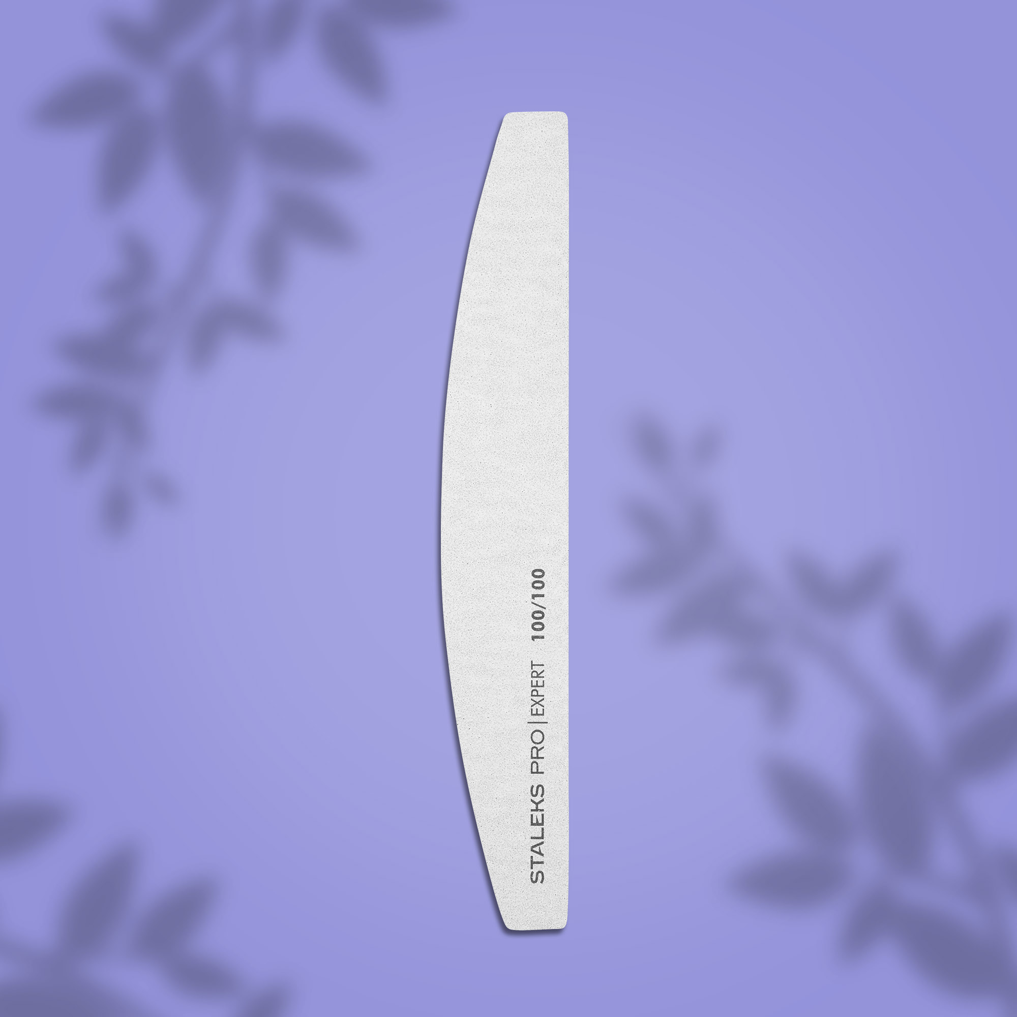 Mineral crescent nail file EXPERT 100/100 grit NFB-40/4
