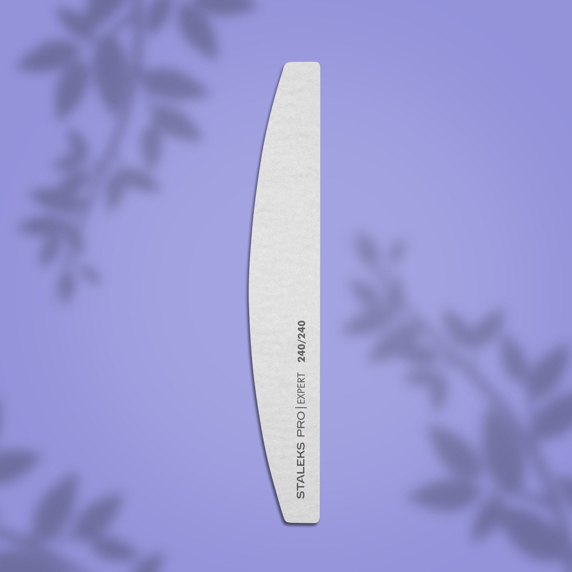 Mineral crescent nail file EXPERT 240/240 grit NFB-40/7