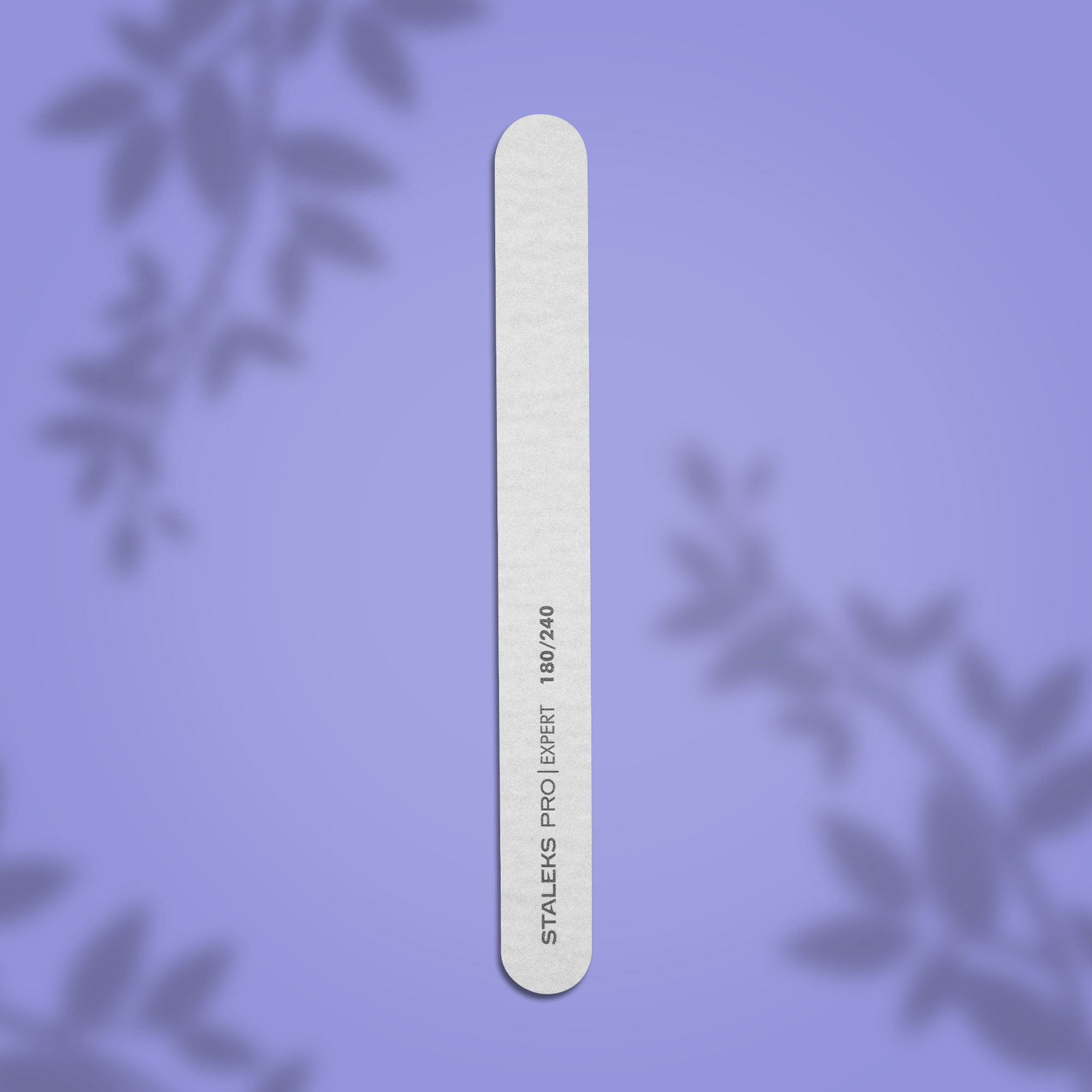 Mineral straight nail file EXPERT 180/240 grit NFB-20/2