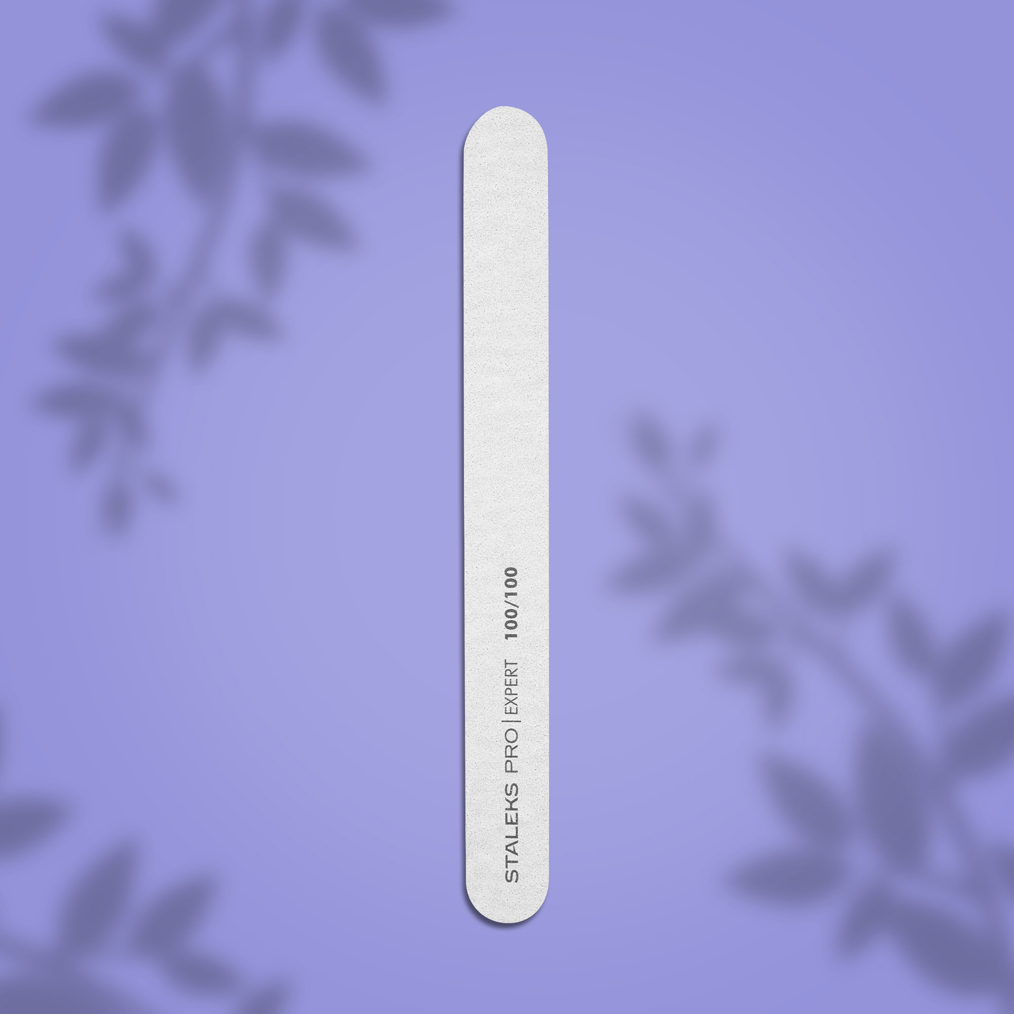 Mineral straight nail file EXPERT 100/100 grit NFB-20/4