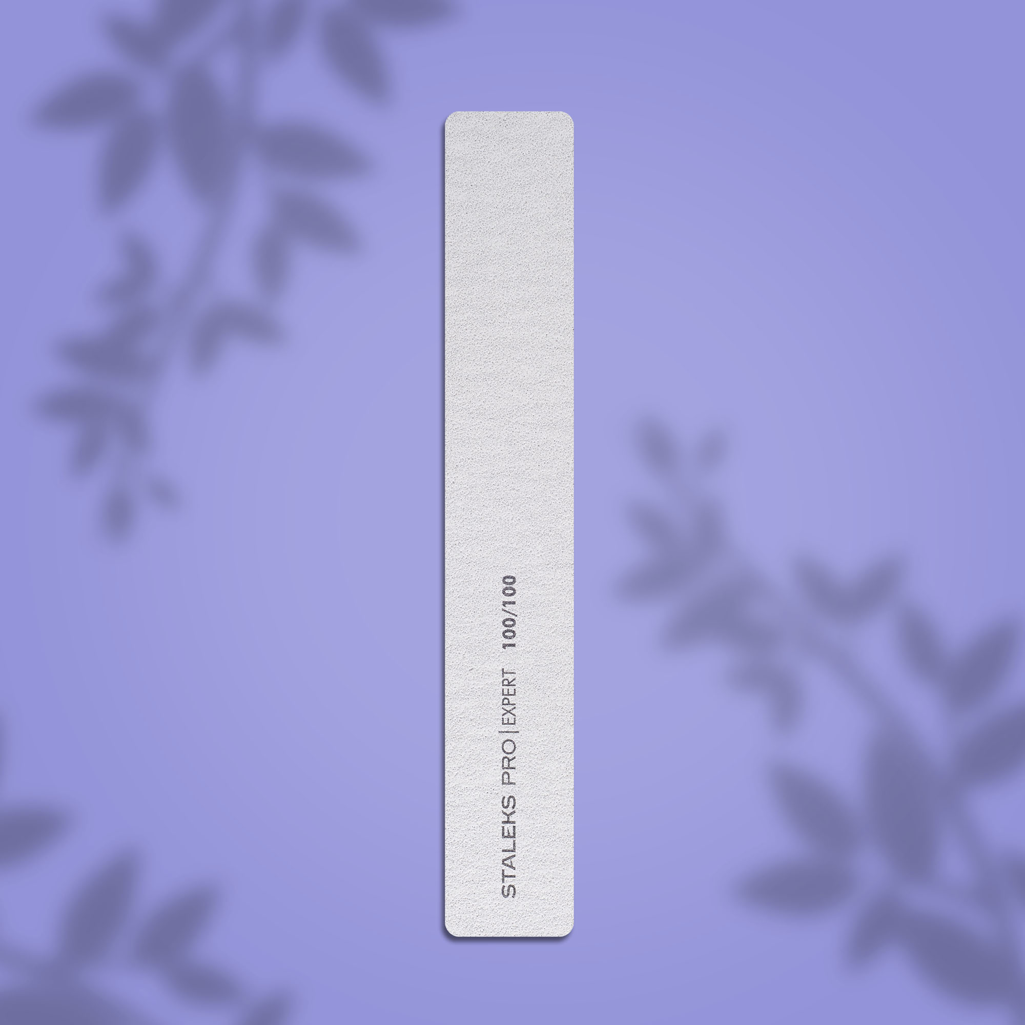 Mineral wide straight nail file EXPERT 100/100 grit NFB-30/4