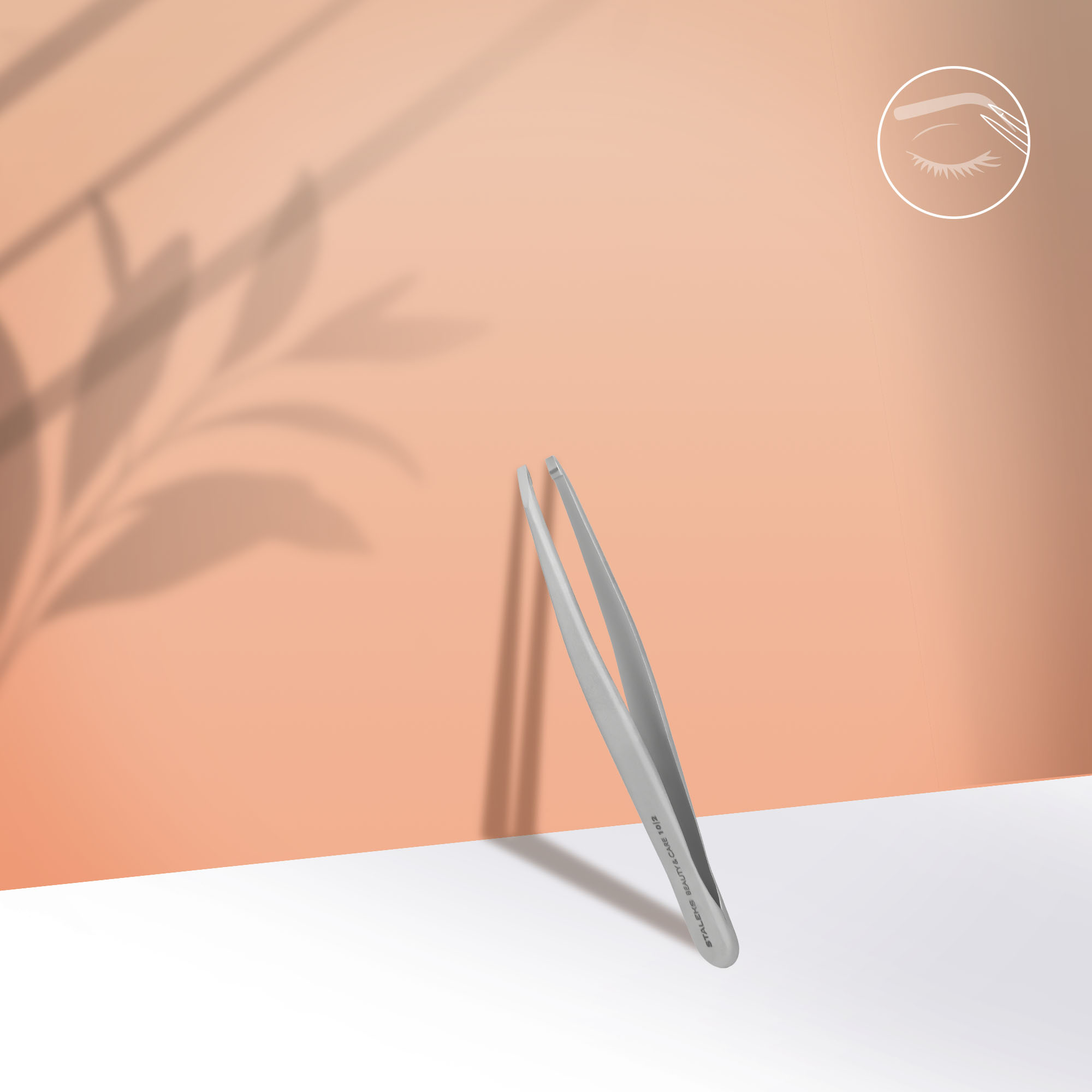 Eyebrow tweezers BEAUTY & CARE 10 TYPE 2 TBC-10/2