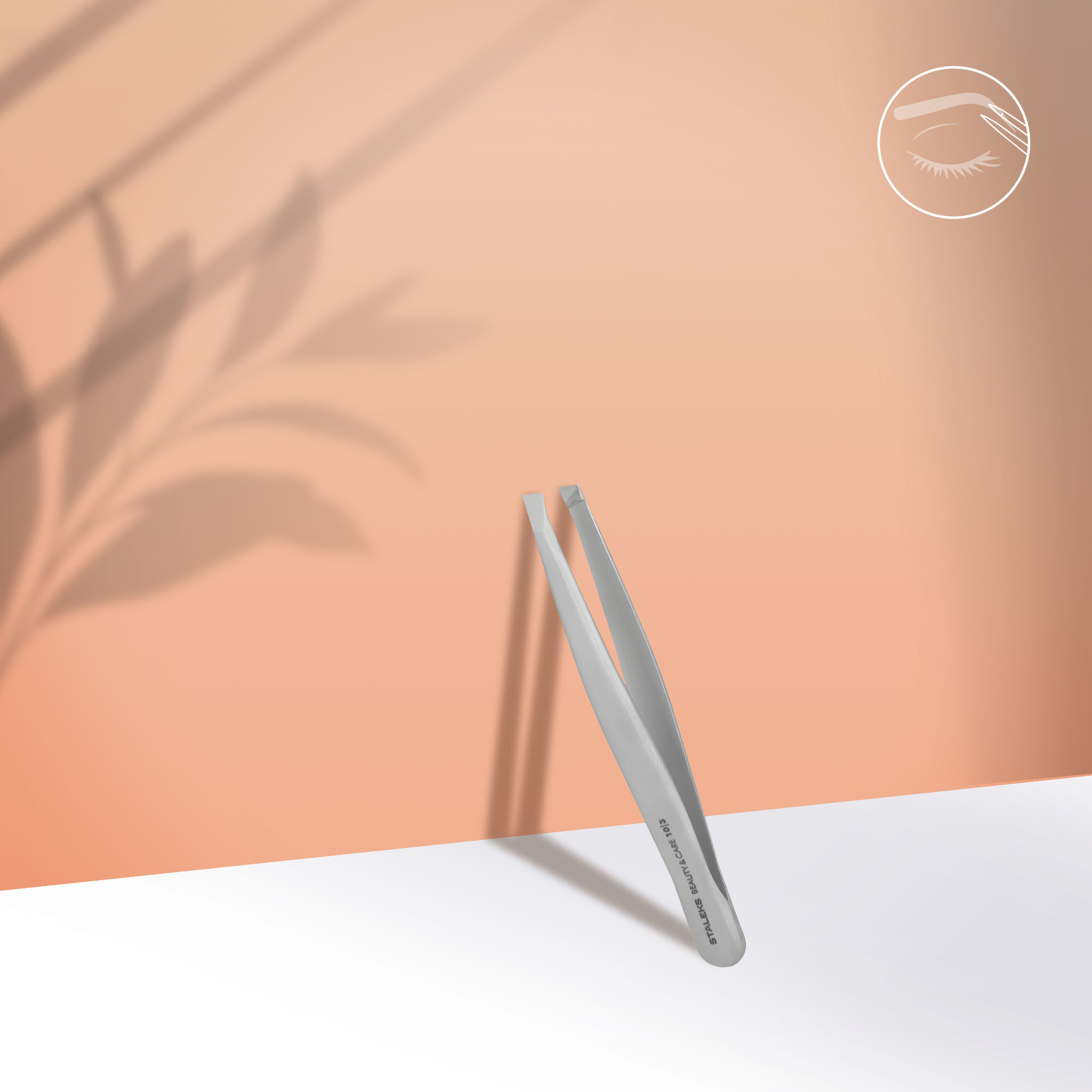 Eyebrow tweezers BEAUTY & CARE 10 TYPE 3 TBC-10/3