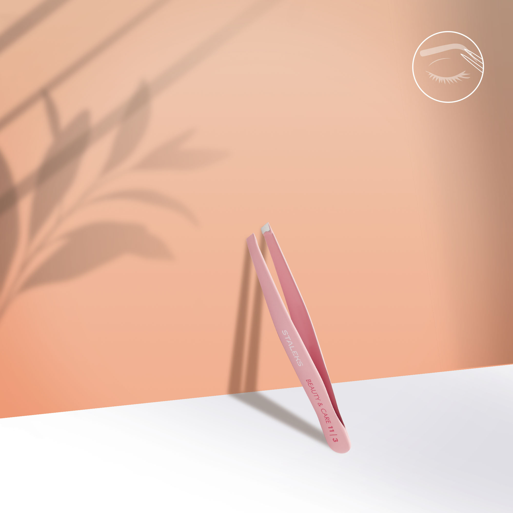 Eyebrow tweezers BEAUTY & CARE 11 TYPE 3 TBC-11/3