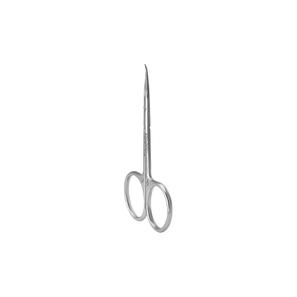 Professional cuticle scissors with hook EXCLUSIVE 23 TYPE 2 (zebra)