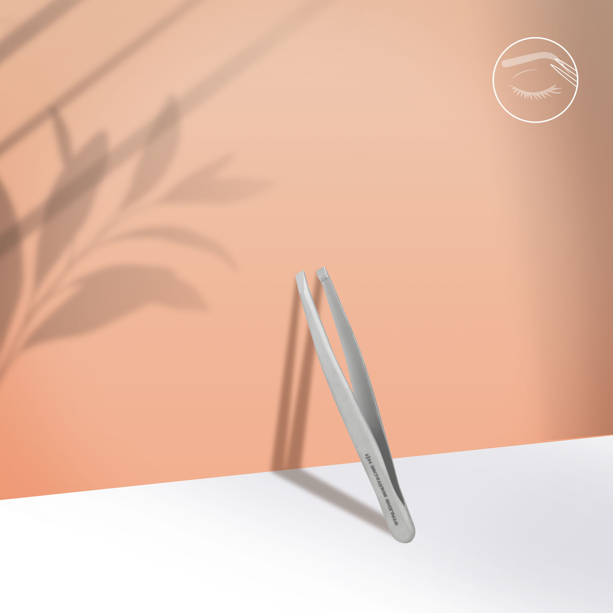 Eyebrow tweezers BEAUTY & CARE 10 TYPE 1 TBC-10/1