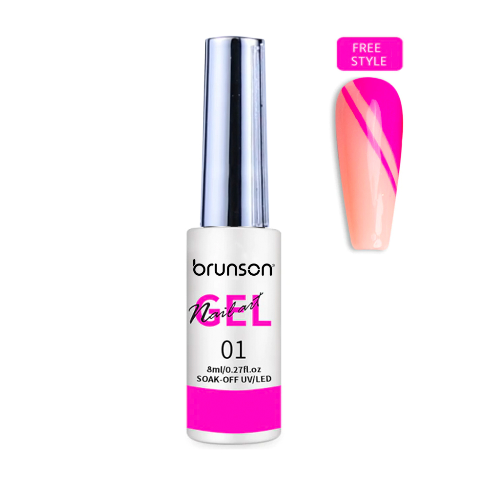 Nail Art Gel Liner Painting Polish Salon DIY Manicure Nail Art Design Line Art Gel FREE STYLE BNG01