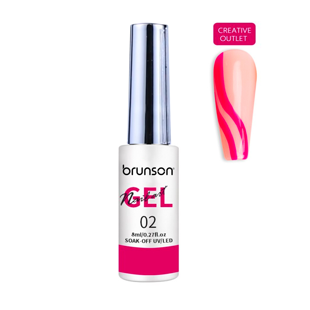 Nail Art Gel Liner Painting Polish Salon DIY Manicure Nail Art Design Line Art Gel CREATIVE OUTLET BNG02