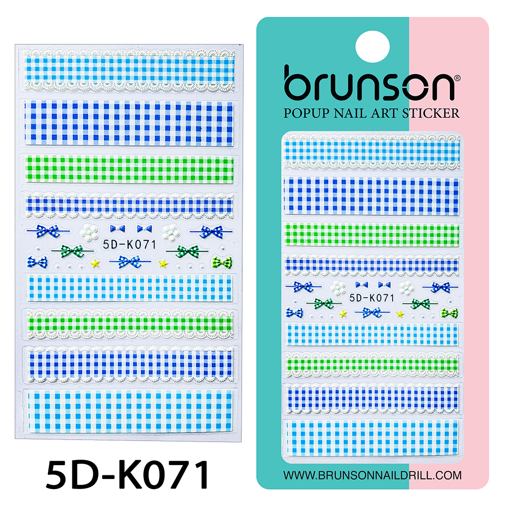 Flower Nail Art Sticker Decals 5d Exquisite Embossed Nail Art Supplies Self-Adhesive Nail Art Decoration - 5D-k071