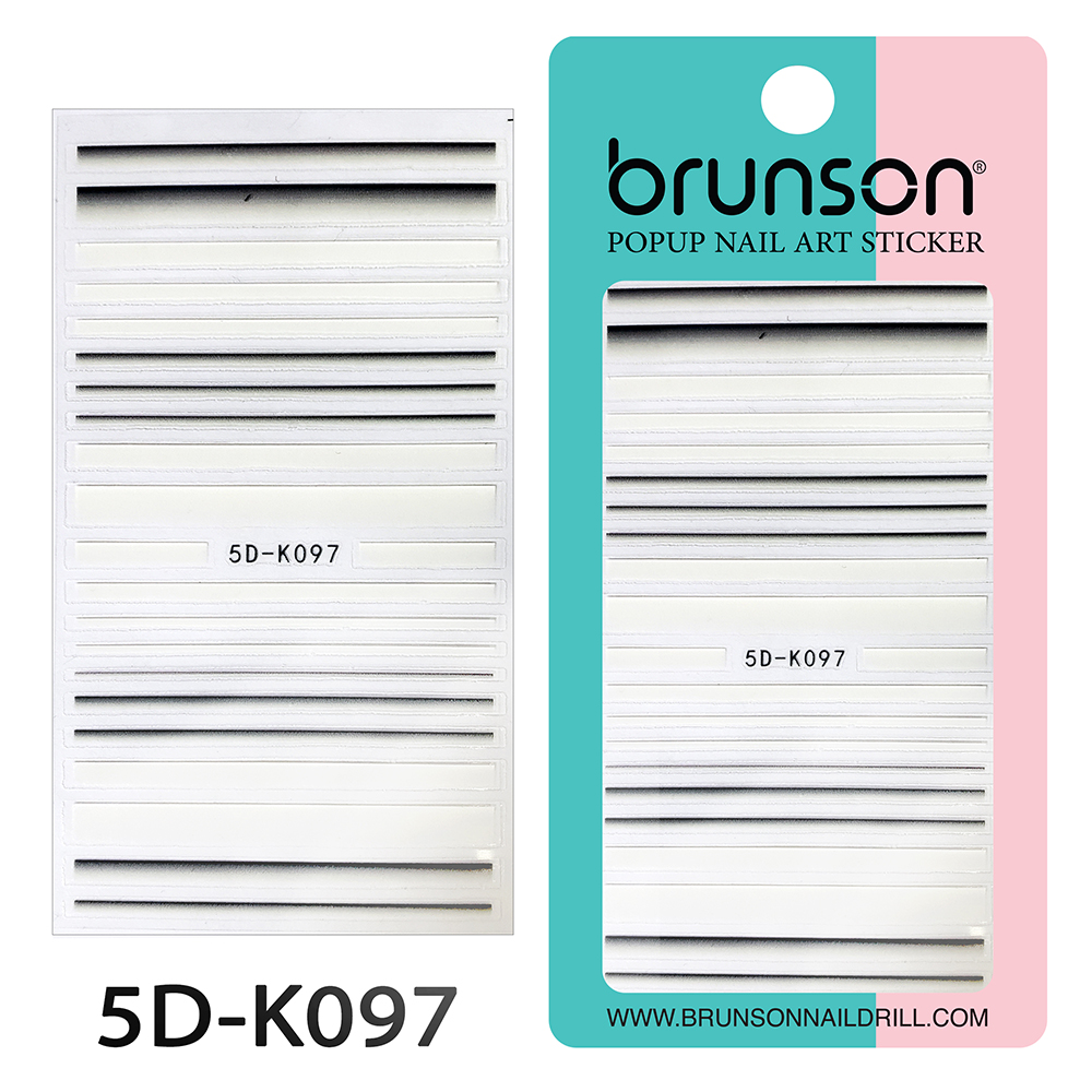 Flower Nail Art Sticker Decals 5d Exquisite Embossed Nail Art Supplies Self-Adhesive Nail Art Decoration - 5D-k097