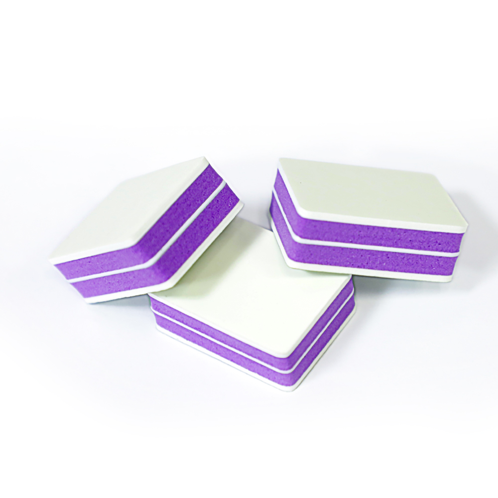 HIGH QUALITY NAIL BUFFER AND SHINER PURPLE Grit: 360/240 24pcs/pack 2WHQNBSP