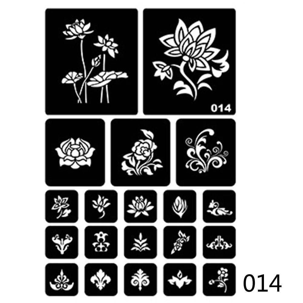 Airbrush Body art stencils for tattoo painting Stickers for Face Body Paint Art Stencils 014 ABS07
