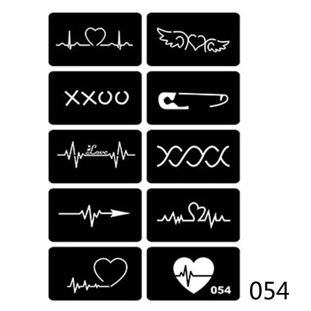 Airbrush Body art stencils for tattoo painting Stickers for Face Body Paint Art Stencils 054 ABS08