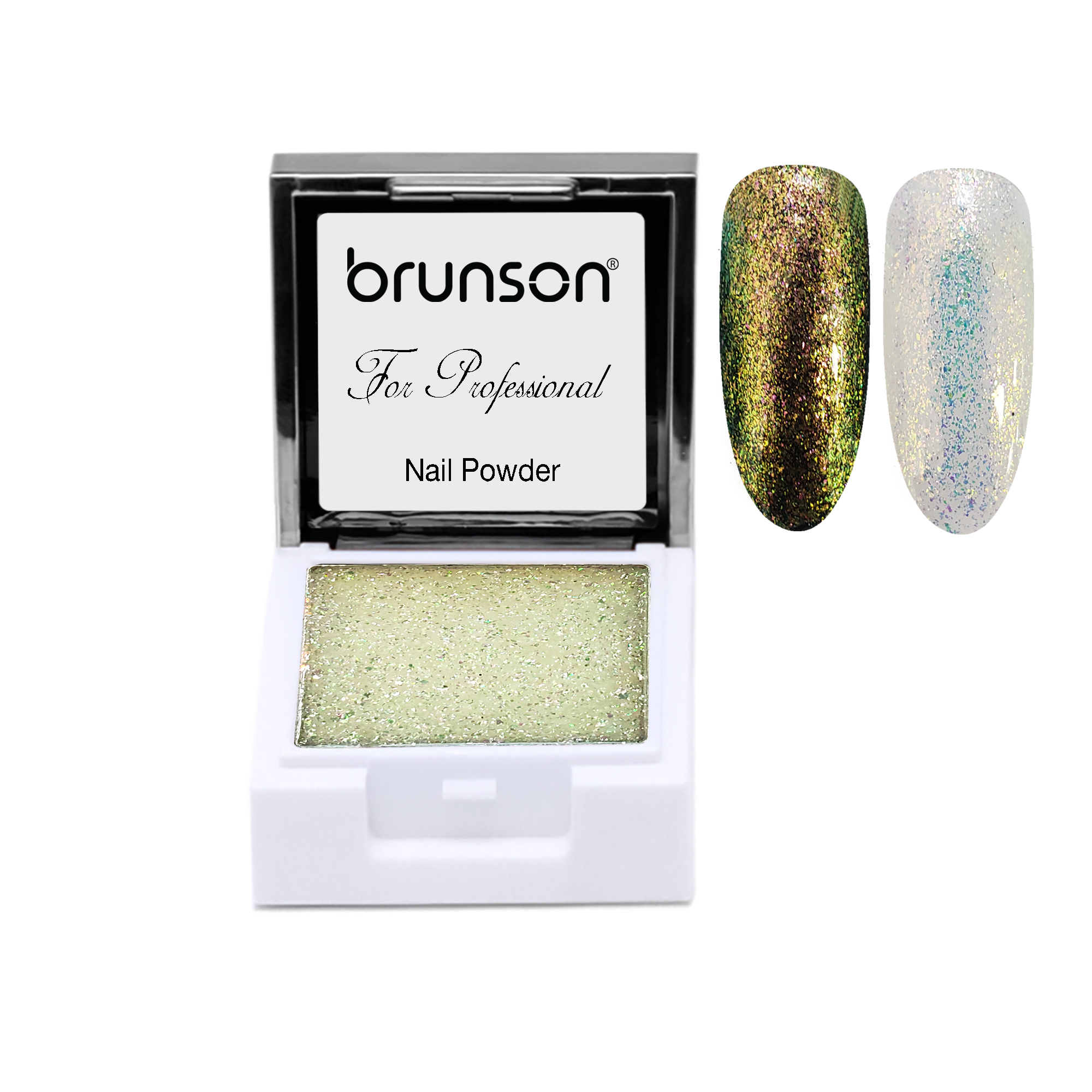 UV Gel Nail Powder Nails Aurora Painting Square Gel Nail Art Liquid Powder Solid Pigment WF08