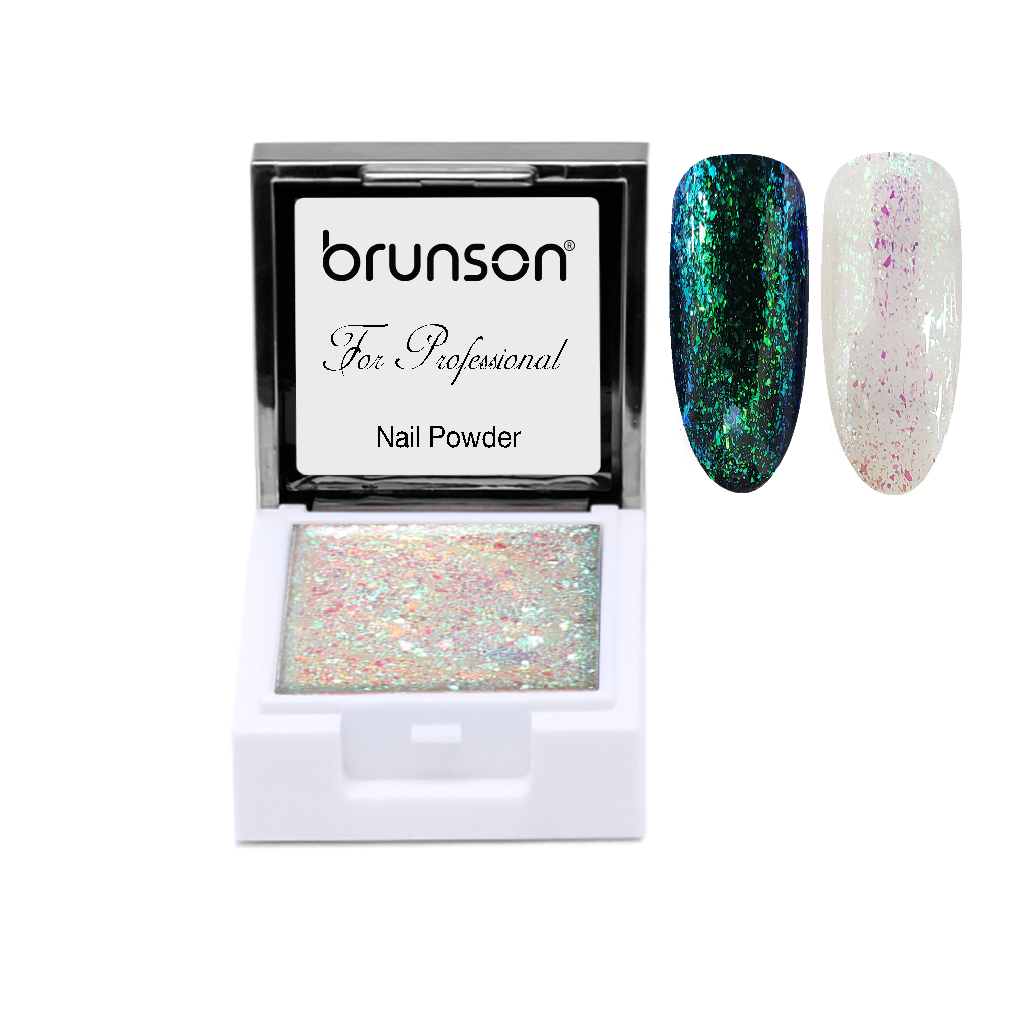 UV Gel Nail Powder Nails Aurora Painting Square Gel Nail Art Liquid Powder Solid Pigment WF12