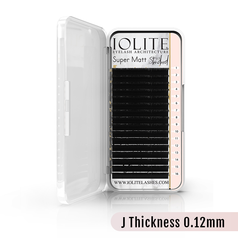 Eyelash Extension SUPER MATT LASHES J Curl 0.12 Thickness Eyelashes Lashes