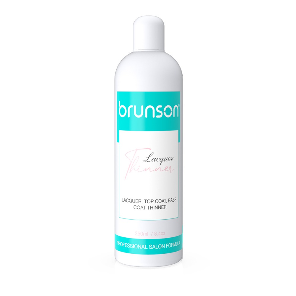 Brunson Lacquer Thinner Lacquer,  Top coat, base coat thinner BTKTH250
