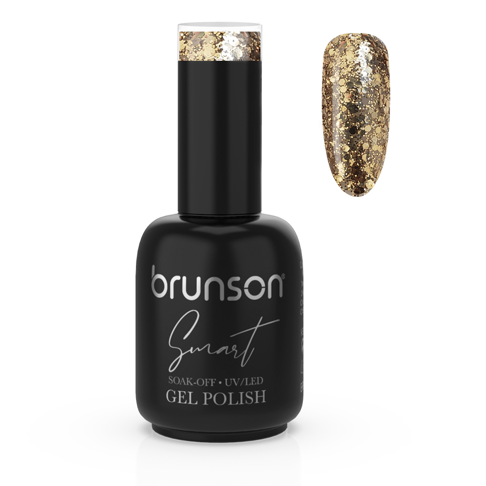 Gel Nail Polish 18ml - TPO-Free & Hema Free Gel, Long Wear, High Gloss & Chip-Resistant Gel Color | Strong Pigmentation, Fast Curing, Smooth Application & Easy Soak-Off Removal | Safe Formula for Salon BSN906