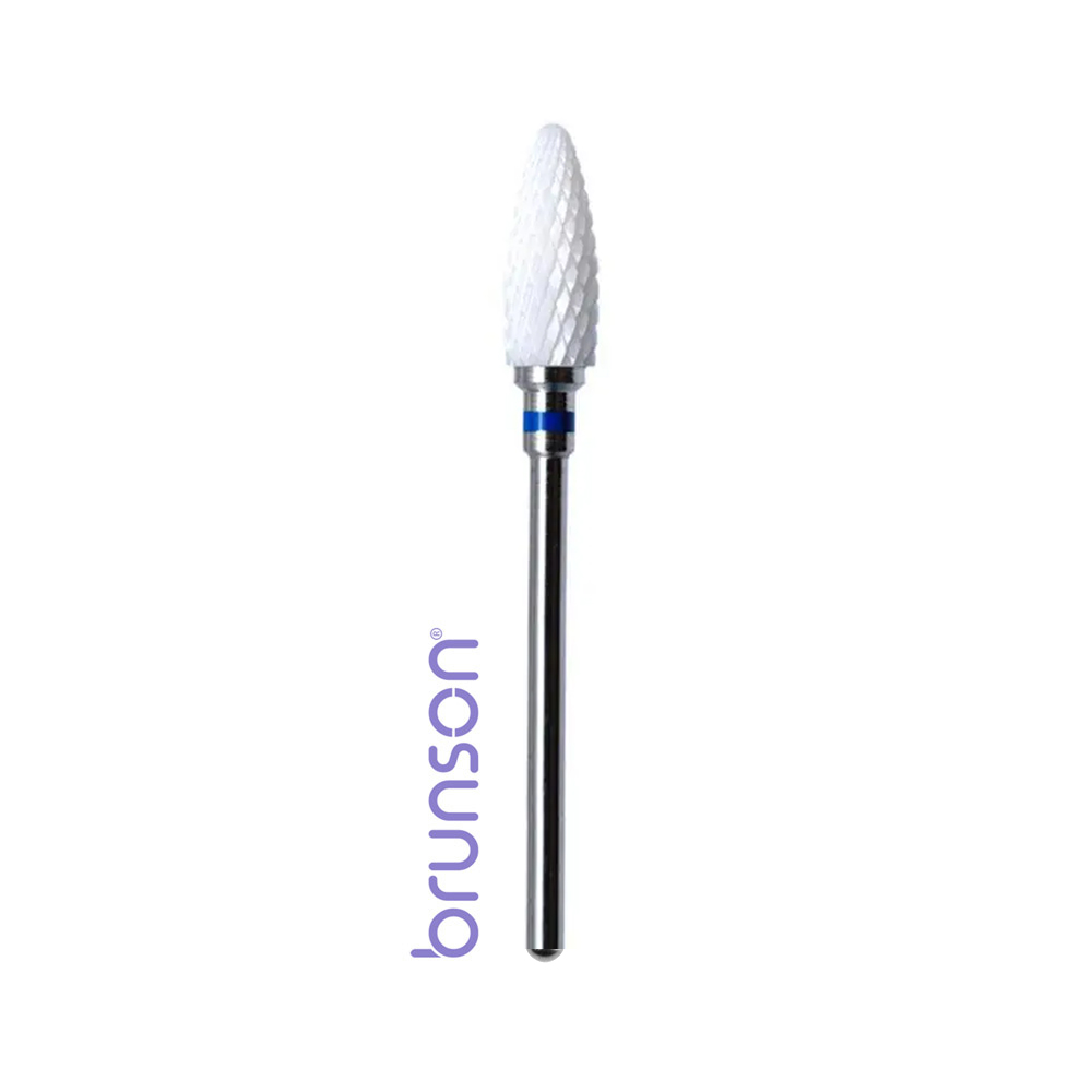Ceramic Nail Drill Bit - Flame Safety Bit Fine CRM01