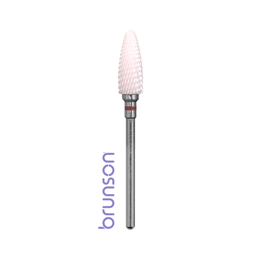 Ceramic Nail Drill Bit - Flame Safety Bit Fine CRF07
