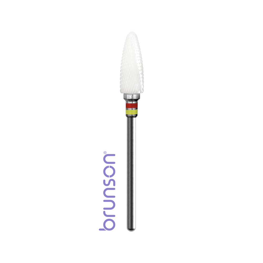 Ceramic Nail Drill Bit - Flame Safety Bit Fine CRD13